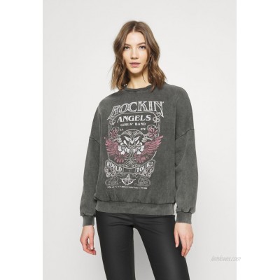 Even&Odd Printed Oversized Sweatshirt Sweatshirt grey 