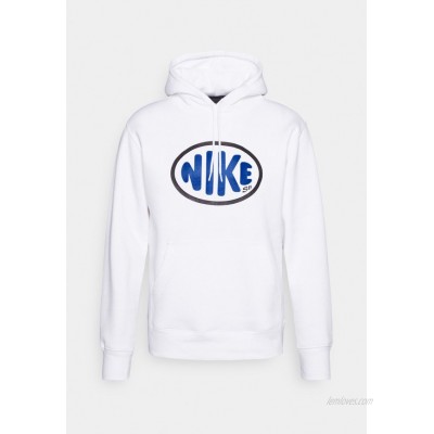 Nike SB CAPSULE HOODIE UNISEX Sweatshirt white/signal blue/white 