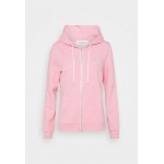 Even&Odd Regular Fit Zip Sweat Jacket Contrast Cord Zipup sweatshirt mottled rose/mottled light pink