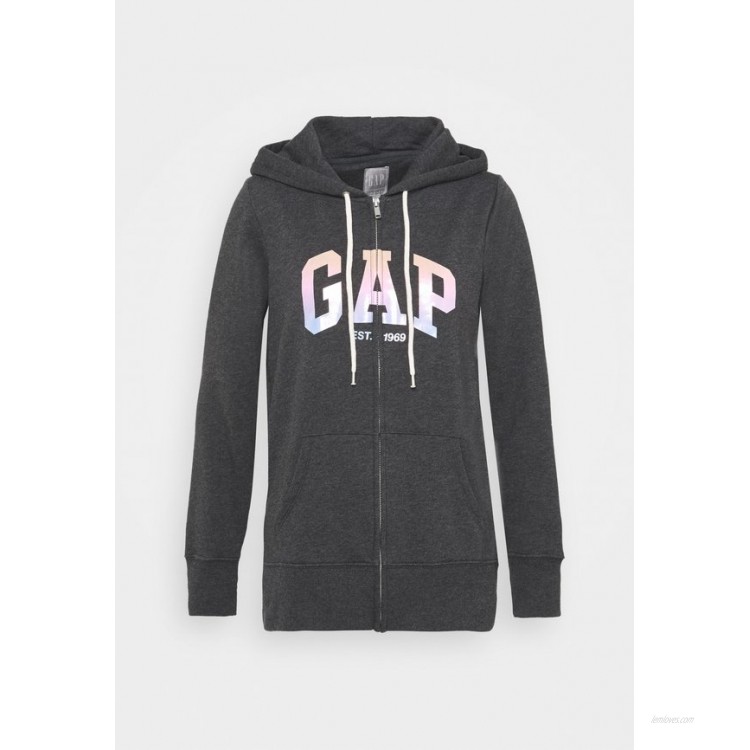 GAP SHINE Zipup sweatshirt charcoal heather/dark grey