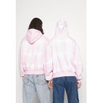 Karl Kani SIGNATURE TIP DYE HOODIE UNISEX Zipup sweatshirt rose/light pink