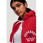 Superdry TRACK & Zipup sweatshirt primary red/red