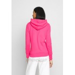 Superdry TRACK FIELD ZIPHOOD Zipup sweatshirt fuschia/pink