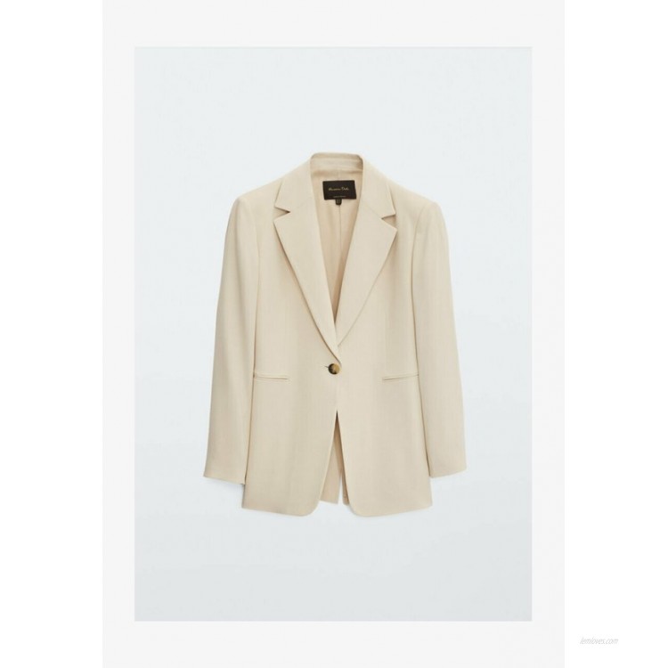 Massimo Dutti Short coat beige