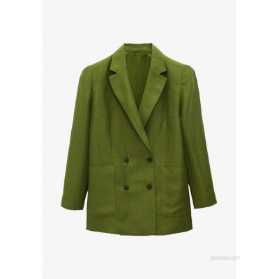 Massimo Dutti Short coat green 