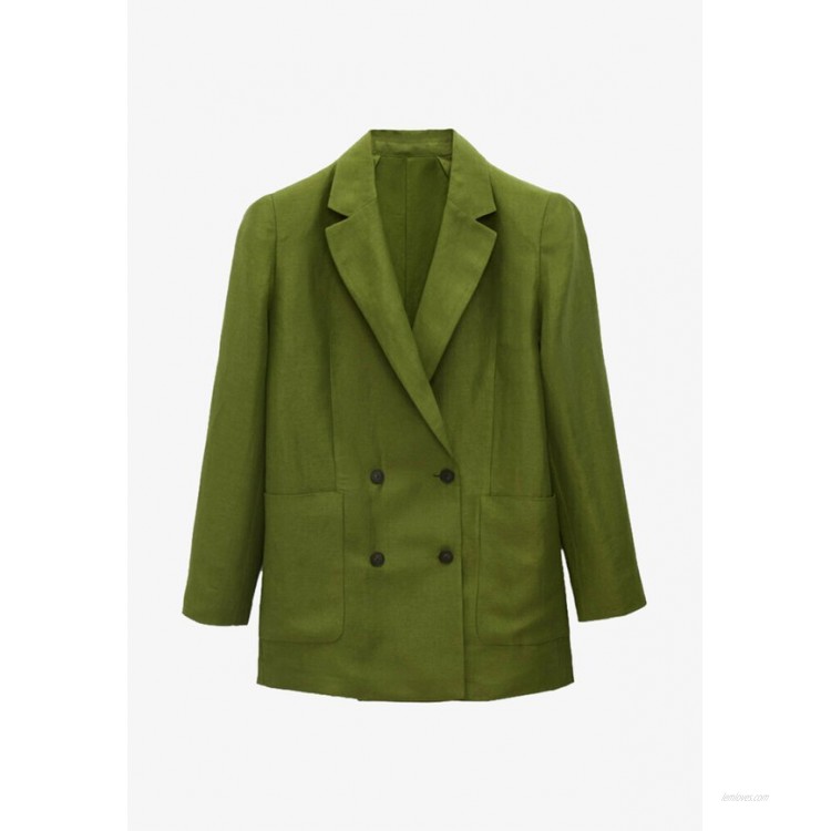 Massimo Dutti Short coat green