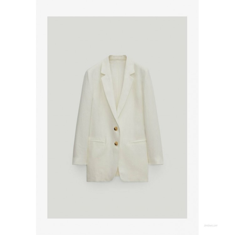 Massimo Dutti Short coat white