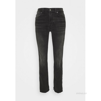 7 for all mankind Straight leg jeans black 