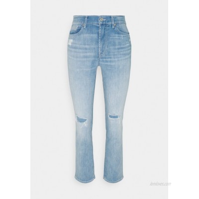 7 for all mankind THE CROP  Straight leg jeans light blue 