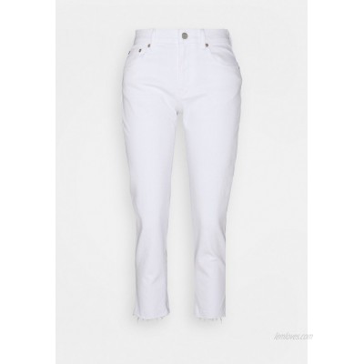 GAP Petite OPTIC CUFF Straight leg jeans white global/white 