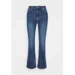 JDY JDYNEWFLORA NEELA LIFE HGH FLARE Straight leg jeans medium blue denim/blue denim