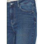 JDY JDYNEWFLORA NEELA LIFE HGH FLARE Straight leg jeans medium blue denim/blue denim