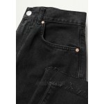 Mango VILLAGE Straight leg jeans black denim