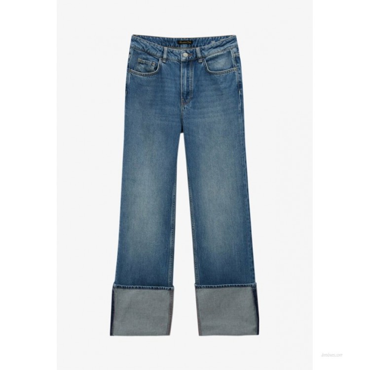 Massimo Dutti Straight leg jeans dark blue