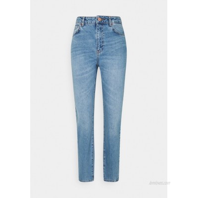Noisy May Tall NMISABEL MOM Straight leg jeans light blue denim/blue denim 