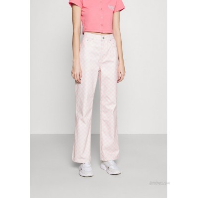 The Ragged Priest SPECTRE Straight leg jeans pink/beige/pink 