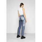 BDG Urban Outfitters SKATE PATCHWORK Relaxed fit jeans blue/blue denim