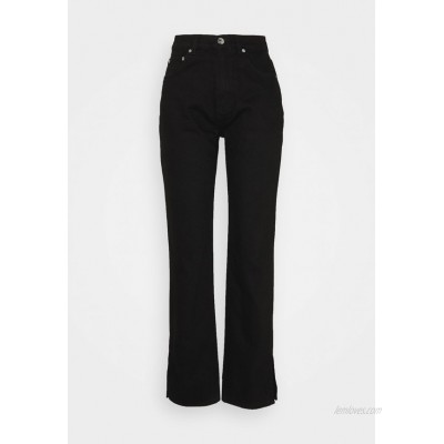 Gina Tricot Tall SLIT Relaxed fit jeans black 