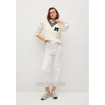 Mango VILLAGE Relaxed fit jeans wit/white
