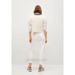 Mango VILLAGE Relaxed fit jeans wit/white