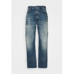 MM6 Maison Margiela Relaxed fit jeans blue denim/grey