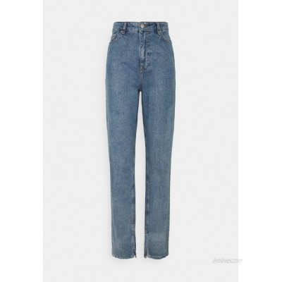 NAKD Tall SIDE SLIT Relaxed fit jeans blue 