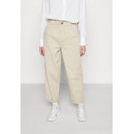 Noisy May NMLOU FOLD UP ANK PANTS Relaxed fit jeans chateau gray/beige