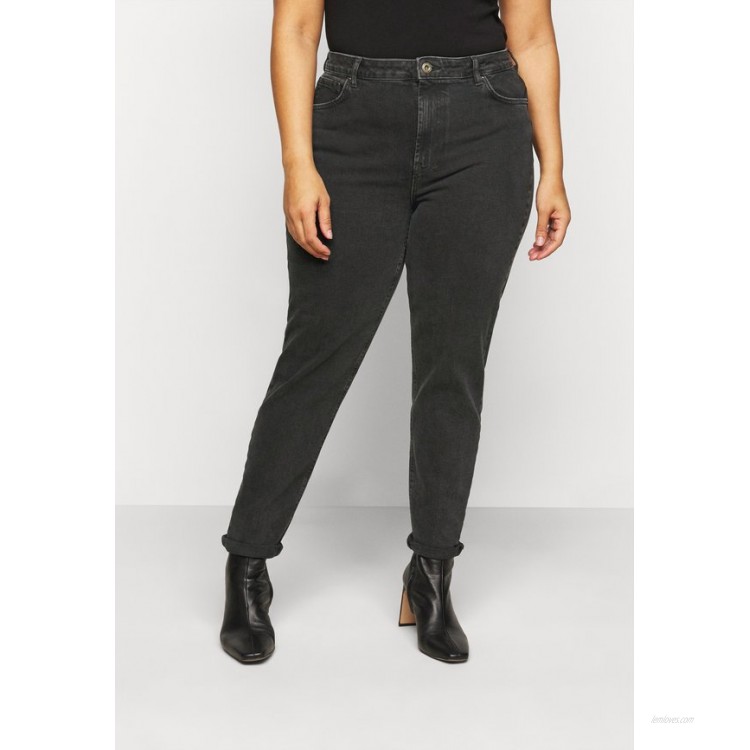 Pieces Curve PCLEAH MOM Relaxed fit jeans black