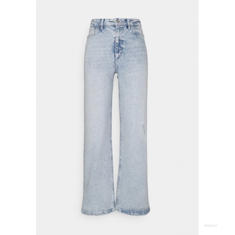 Pieces PCSUI Relaxed fit jeans light blue denim/lightblue denim