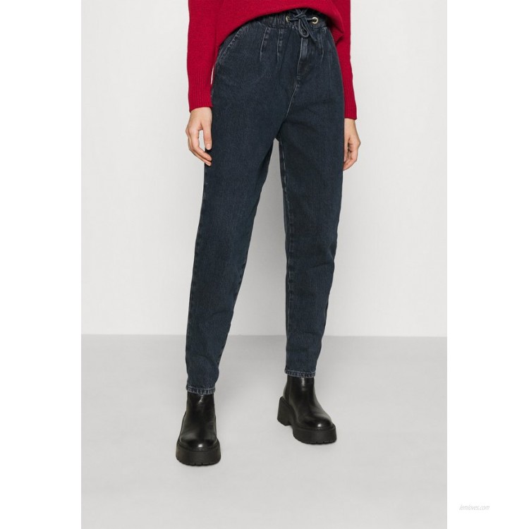 Topshop CLAPTON MOM Relaxed fit jeans blue black/dark blue