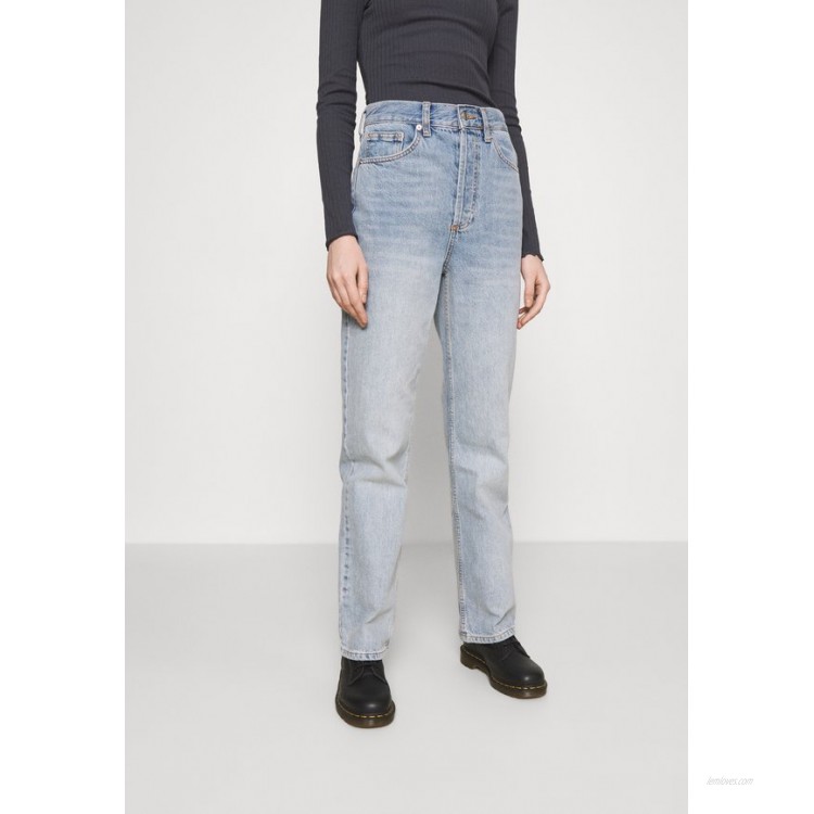 Topshop PARALLEL Relaxed fit jeans bleached denim
