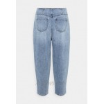 Vero Moda Curve VMIDA BARREL CUTLINE Relaxed fit jeans light blue denim/lightblue denim