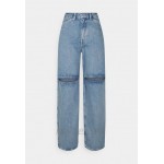 Weekday BRAE TROUSERS Relaxed fit jeans pen blue/lightblue denim
