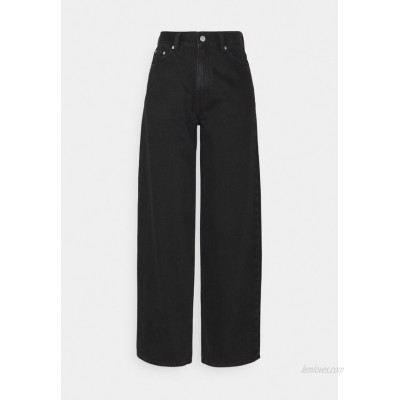 Weekday RAIL  Relaxed fit jeans almost black/black 