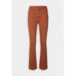 LOIS Jeans GAUCHO Flared Jeans orange rust/metallic red