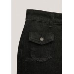 Massimo Dutti MIT ZIERTASCHEN Bootcut jeans black