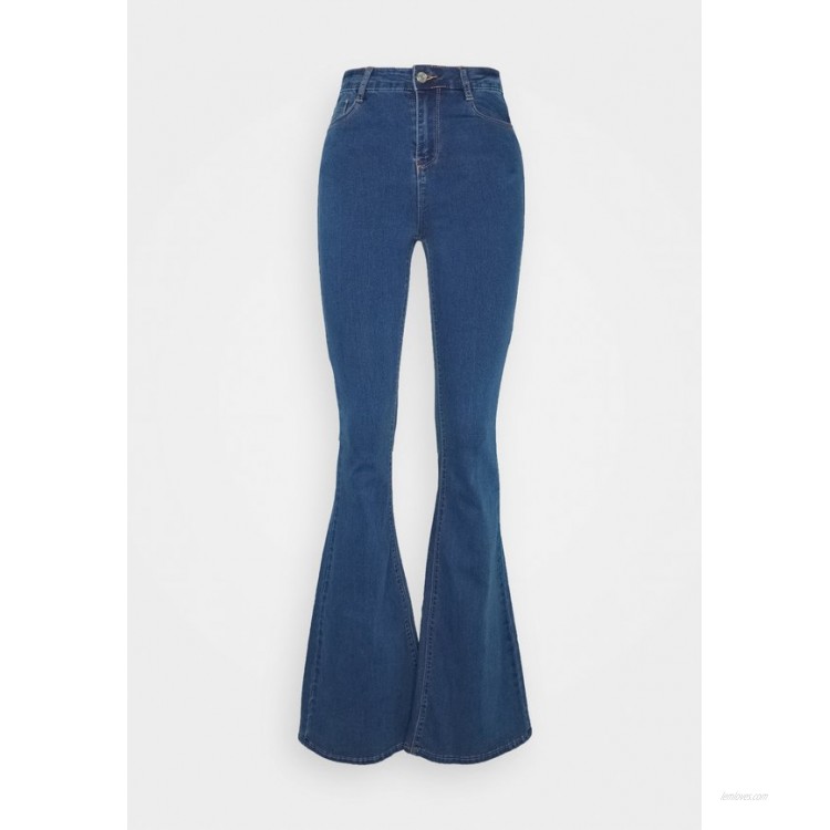 Missguided Tall LAWLESS Flared Jeans blue