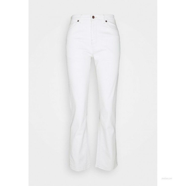 Moss Copenhagen ADRINA MELANIE ANKLE PANTS Flared Jeans vanilla ice/white denim