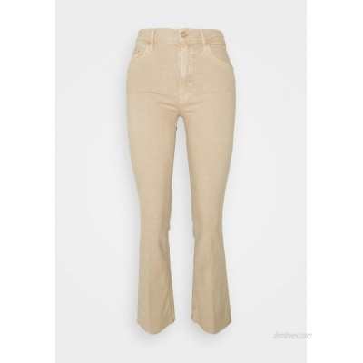 Mother THE INSIDER ANKLE FRAY Flared Jeans khaki/beige 