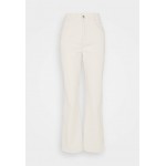 PIECES Tall PCLANNIE MINI WIDE Bootcut jeans almond oil/offwhite
