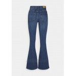 Vero Moda VMSIGA SLIM Bootcut jeans medium blue denim/blue denim