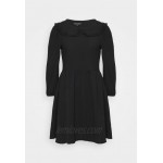 Dorothy Perkins FOCHETTE COLLARED LONG SLEEVE DRESS Day dress black