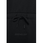 Even&Odd sweat mini drawstring waist dress Day dress black