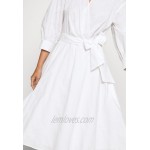 KARL LAGERFELD LOGO EMBROIDERED SHIRT DRESS Day dress white