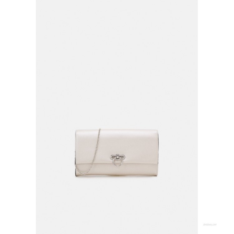Dorothy Perkins RING LOCK Clutch champagne/white