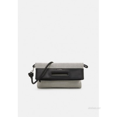 KARL LAGERFELD SURF FOLDED Clutch natural/black/offwhite 