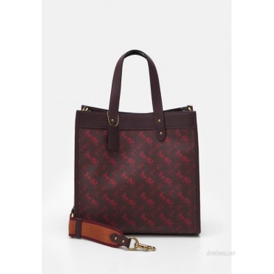 Coach HORSE AND CARRIAGE TOTE Handbag oxblood cranberry/berry 