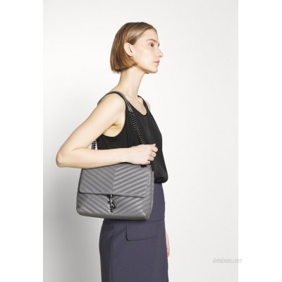 Rebecca Minkoff EDIE FLAP SHOULDER Handbag steel/grey 