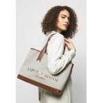 Emporio Armani SHOPPING BAG Tote bag white/tobacco/black/ecru/white