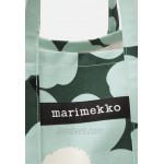 Marimekko PERUSKASSI PIENI Tote bag dark green/green/off white/dark green